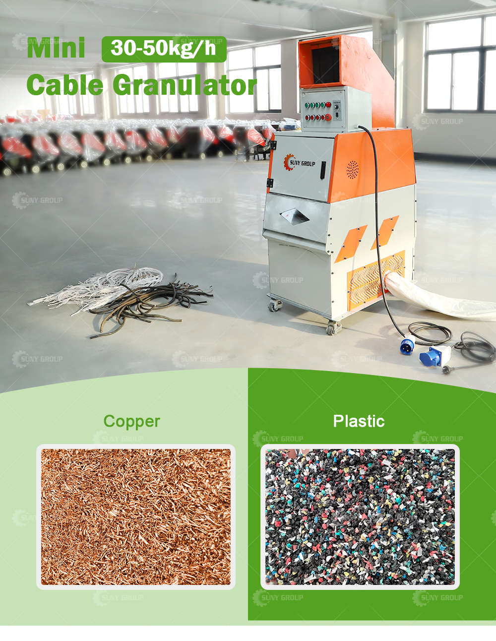 Mini Cable Granulator Machine for Copper Wire Recycling High Return on Investment