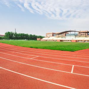 China Fire Resistant Sandwich System Running Track Moisture Proof playground factory