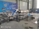Hotels' Top Pick Automatic Continuous Brush Potato Peeling Line with 1040 KG