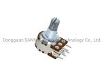 16mm Dual Unit Rotary Potentiometer Metal Shaft Sealed RV16110G0
