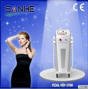 China Sanhe 300000 times shot SHR/OPT/AFT IPL+elight+RF Multifunctional IPL SHR with two handles factory