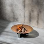Corten Steel/Weathering Steel Manual Fire Pits for Outdoor Use Garden Decoration