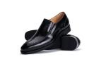 Slip On Brogue Mens Leather Dress Shoes Loafers Crocodile Pattern For Office
