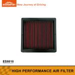 Black And Red High Performance Air Filter For Mitsubishi ES8818