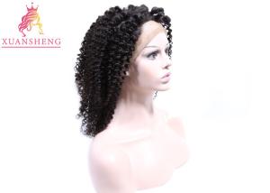 China Deep Curly Front Lace Wigs For Black Women Brazilian Virgin Human Hair factory