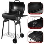 Customizable Outdoor Charcoal Grill for Camping Party Dia. 4mm Chromed Cooking