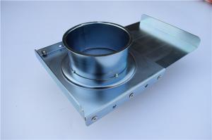 China Self - Cleaning Dust Extractor Blast Gate 150mm Made Of Galvanized Steel factory
