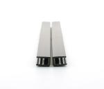 Flexible PVC Rigid Extrusion Black and White Profiles Channel