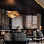 Hotel hall designer creative model room exhibition cloth wabi-Sabi pendant lamp
