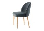 Strong 630mm 840mm Velvet Upholstered Chairs For Cafe
