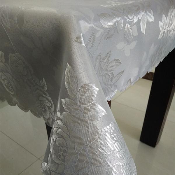 BSCI audit passed-Hot selling products-100% Polyester Jacquard table cloth for
