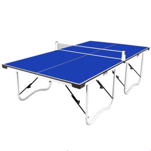 China 15MM MDF Official Size Ping Pong Table 4PCS Top Foldable Metal Leg With Post Net Paddles Balls factory
