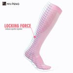 Long Unisex Compression Sports Socks Soccer Running Compression Socks 20-30 mmhg