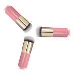Makeup Tool Powder Foundation Brush With Silver And Gold Pipe Nylon Hair Chubby