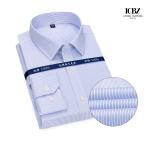 Digital Printing Fashion Men's Slim Fit Long-sleeved Shirt for Autumn Business