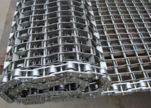 China Chain Link 304 Stainless Steel Flat Wire Mesh Belt For Durable Conveyor factory