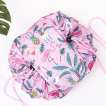 L48*H48CM Polyester Drawstring Makeup Bag For Travel