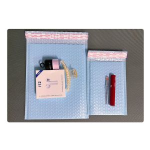 Polyethylene Plastic Poly Envelope Bubble Wrap Bags Tear Resistant Shock