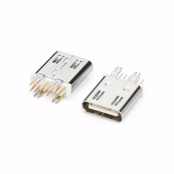 USB Type C 14 Pin DIP Female Connecter Pluggable Connectors USB C types of