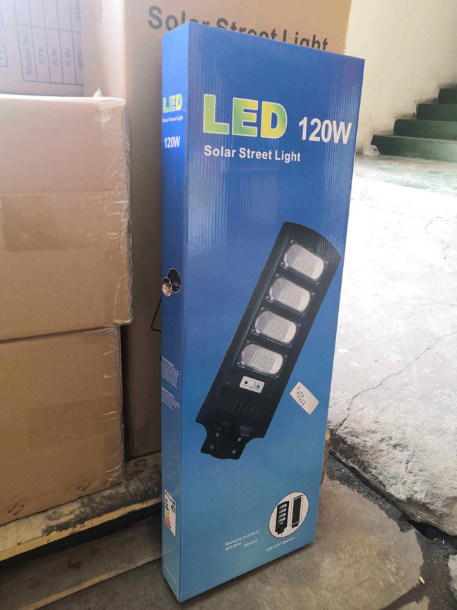 Motion Sensor Outdoor All In One Led Solar Street Light IP66 30w 60w 90w 120w