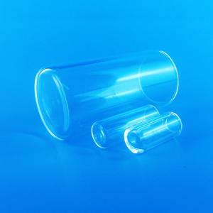 China Od 30 Mm Fused Silica Tube With Round Flat Head At One End factory