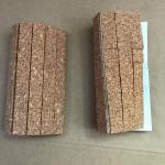Hotsale 18x18x6 Square Cork Pads with Foam for Glass Protection and Transportati