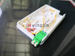2 Port LC/APC Duplex Optical Fiber End User Subscriber Box Plastic Wall Mount