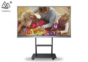 China 75 Inch Interactive Flat Panel 8ms Smart Board For Classroom factory