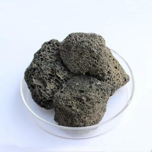 China Black 1-3mm Grill Lava Stone ISO9001 Volcanic Rock Crystals For Cooking factory