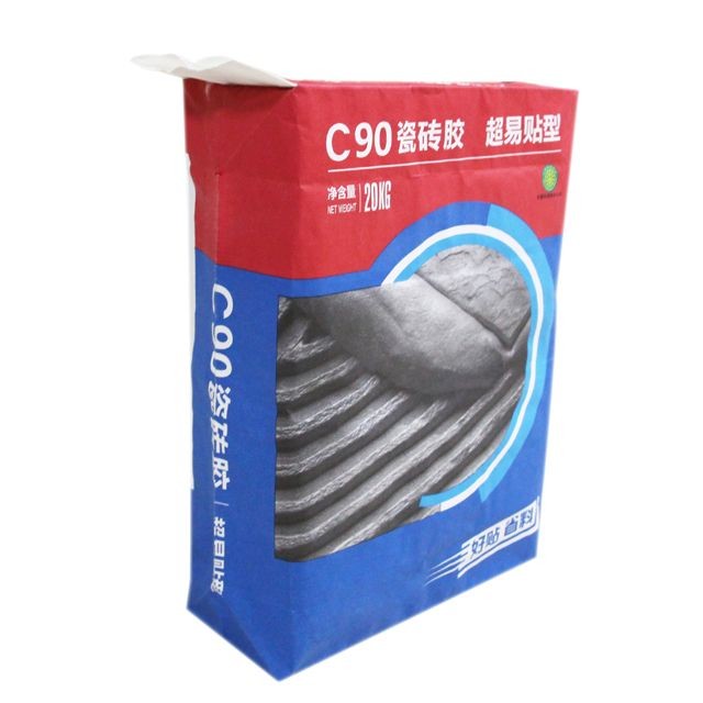 Easy Opening And Filling Pasted Valve Multiwall Paper Bags 25kg For Cement
