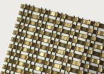 13ft Woven Painted Bronze Wire Mesh For Building Facade
