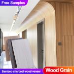 Factory Direct Sales Bamboo Charcoal Wood Veneer Bamboo Wood Fiber TV Background