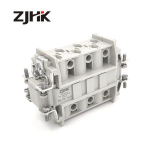 China 35 Amp 6 Pin Heavy Duty Wire Connector Harting Han Type 09310062601 09310062701 factory