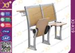 Plywood School / College Classroom Furniture Connected Table And Chair