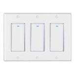 Smart Rohs 600W Wifi Wall Touch Switch US 3 Gang Alexa Light Switches