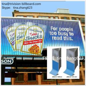 China Wall Mount Advertising trivision display with rotating prisms factory