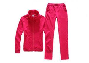 China Pure Colour Velvet Youth Sports Uniforms , Long Sleeves Hooded Casual Sportswear factory