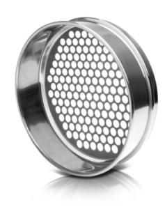 China Perforated Plated Wire Mesh Sieve Round Hole ISO 3310 / ASTM E11 Standard factory