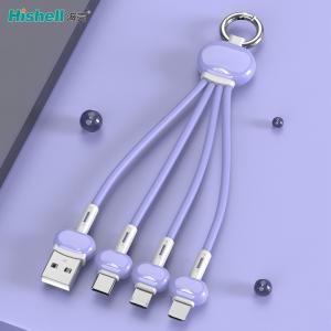 China Antiwear Mobile Multi Charger Cable 3 In 1 Stainproof Multiscene factory