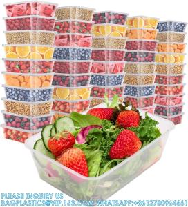 China 25oz 1 Compartment Meal Prep Containers 150 Packs, 150 Pieces Containers And 150 Pieces Lids factory