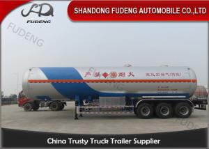 China 59.7 Cubic Meters 3 Axle Q345B 25T Lpg Gas Tanker Truck factory