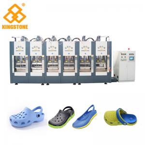 China Two Stations EVA Shoes Slipper Making Machine With Full Automatic Open - Close Mould factory