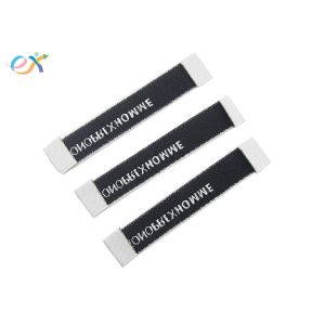 Personalized Rectangle Printed Custom Woven Label Satin Craft Ribbons Tag