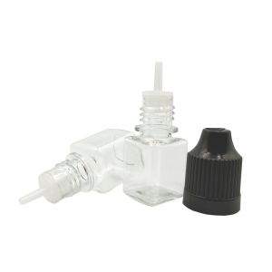 China Square Shape Plastic Squeeze Dropper Bottles Customized Color And Sizes factory