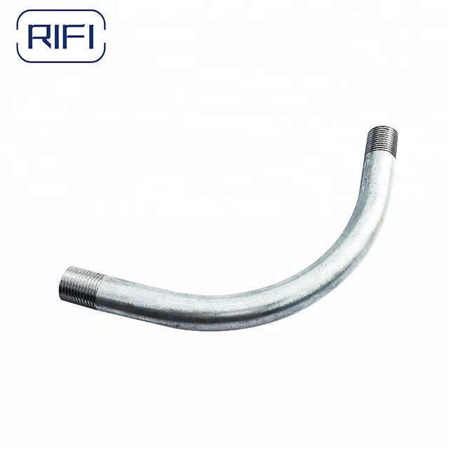 Pre Galvanized IMC Conduit Pipe Custom Rigid 90 Degree Elbows