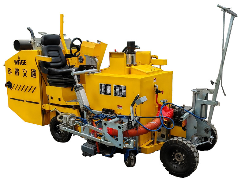 Middle Size Passenger Driving Thermoplastic Road Line Marking Truck