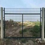 1.2m Post Height Welded Mesh Fence With Steel Post And 50x50mm Size