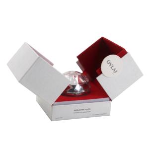 China Custom Luxury Double Door Open Skincare Bottle Packaging Gift Box factory