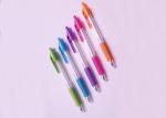 Plastic Tansparent click Ball Point Pen with logo for promotion