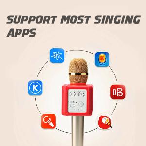 China Micgeek Q9S microphone speaker home karaoke better than Micgeek Q9 factory